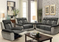 Cologne Fabric Manual Recliner Sofa Set