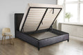 Faux Leather Potenza Gas Lift Ottoman Bed with or without mattress