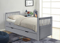 Somerton 3ft Pine Bed Frame With Trundle And Storage Drawers With Optional Mattress Options