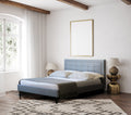 Fabric Brockman Bed with optional Mattress