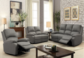 Fabric Recliner Sofa Set
