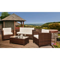Tuscany Rattan Garden set with or without protective cover