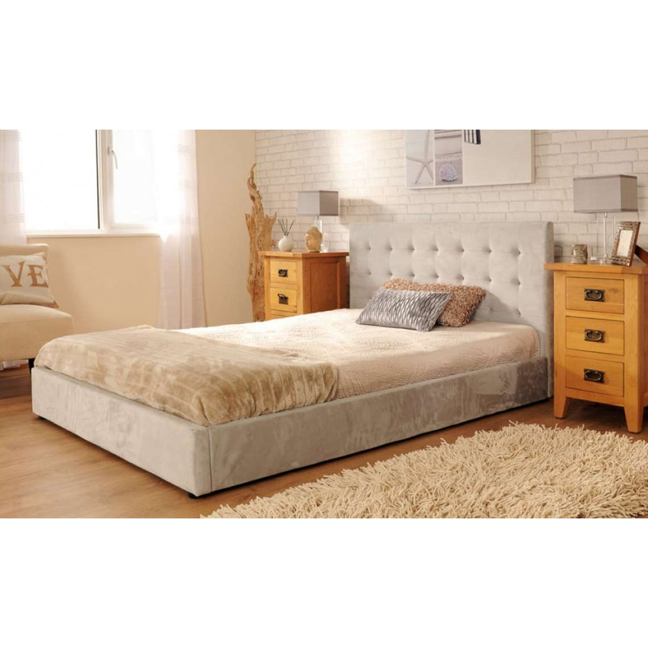 Sumptuous Velour Upholstered Bedframe