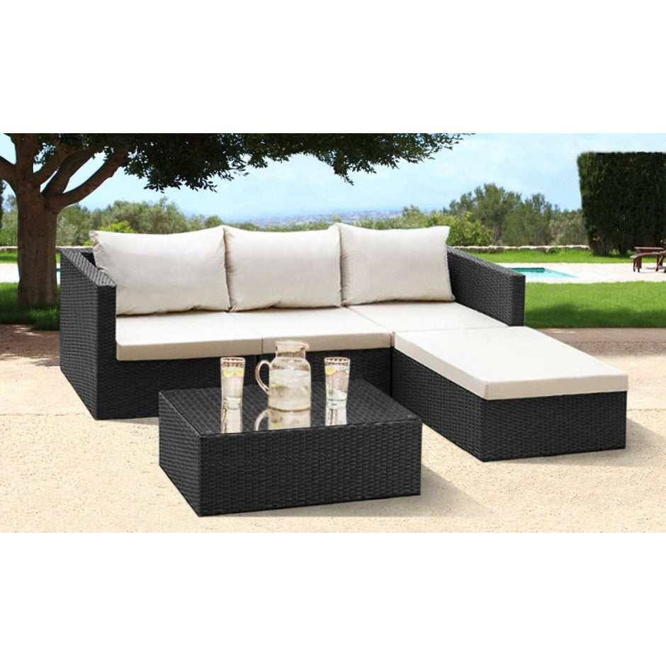 Mustique Rattan Sofa Set with or without protective cover