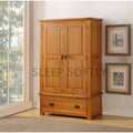 Messina Rustico Oak Wardrobe
