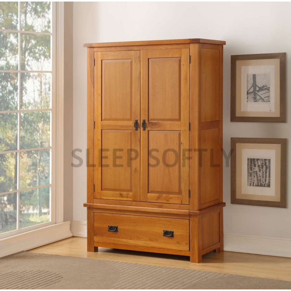 Messina Rustico Oak Wardrobe