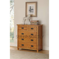Messina Rustico Oak 3+2 Chest of Drawers