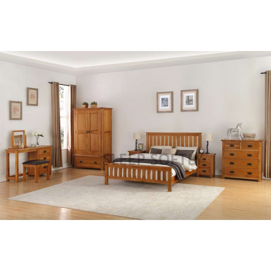 Messina Rustico Oak Bedroom Set