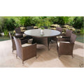 Valletta Round Rattan 4 seater Dining Set