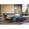 Prague Shimmer Bedframe with LED Headboard Bar