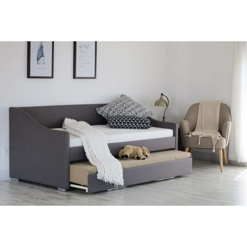 Selina Fabric Day Bed With Trundle