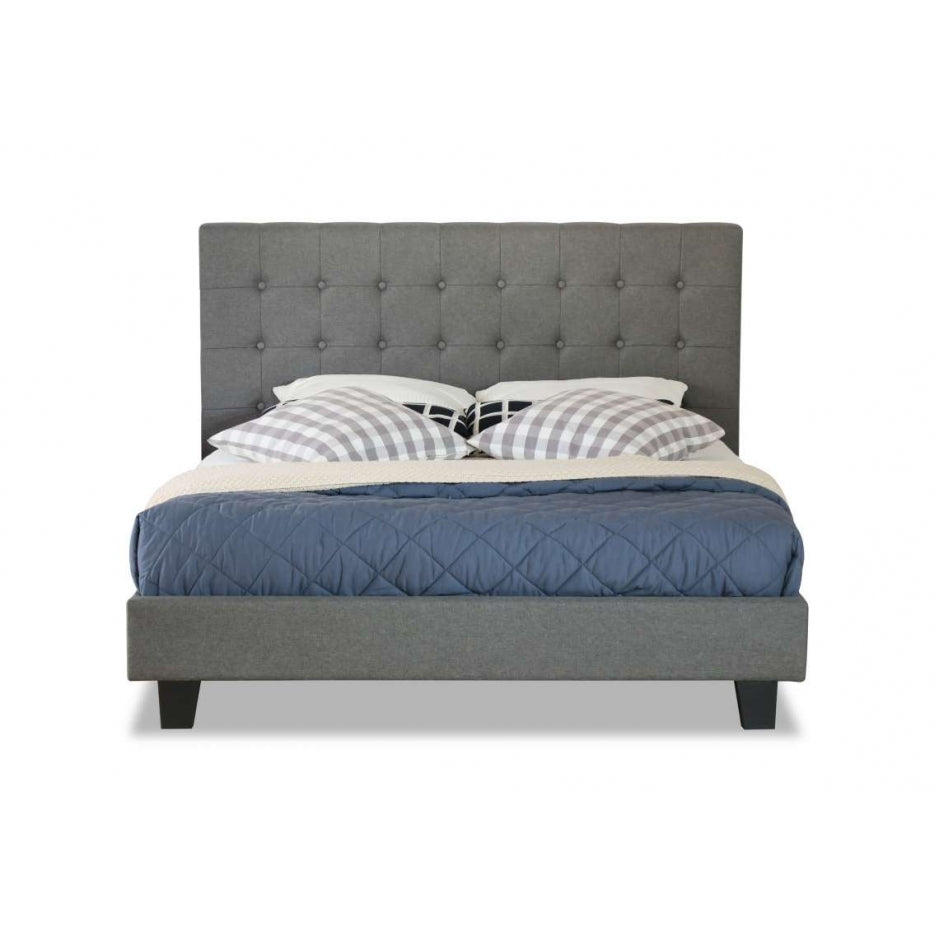 Amelia Fabric Upholstered Bedframe with USB charging point