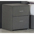 Chester Fabric Bedside Cabinets