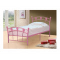 3ft Single Fairytale Metal Bed in Pink