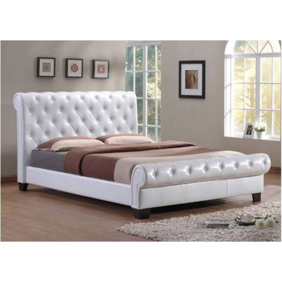 Distinctive Upholstered Sleigh Bed