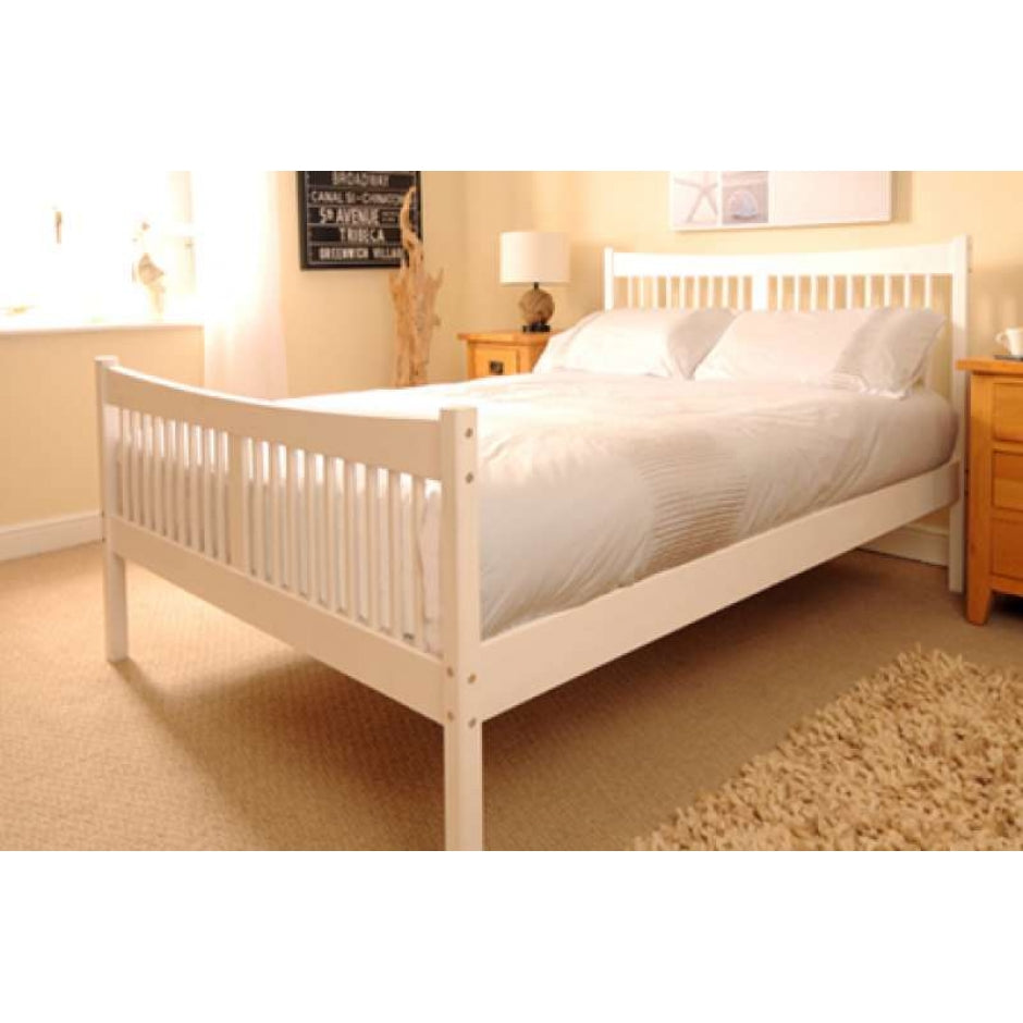 Solid Pine Handmade Shaker Bedframe with Mattress option