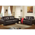 Catalan Leather Sofa Set
