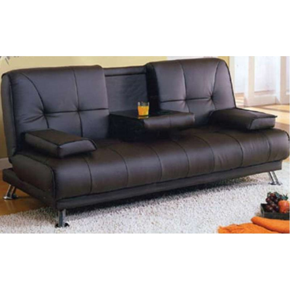 Faux Leather Reel Sofa bed