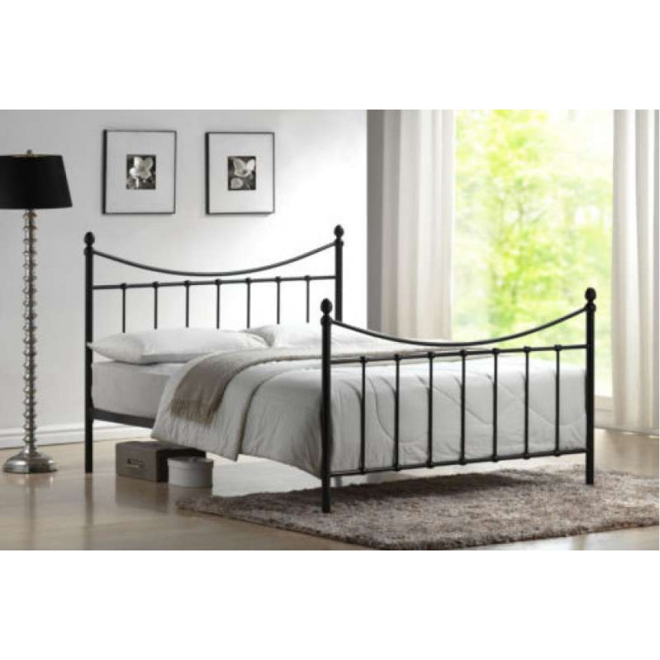 Victoriana Metal Bedframe and Mattress Set