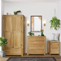 Stafford Oak Effect Bedroom Room Furniture Set