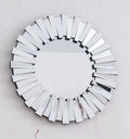 Hollywood Decorative Round Sunburst Wall Mirror 60 or 80cm Unique 3D Effect Living Room